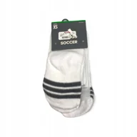 Skarpetki damskie - Białe skarpety dziecięce logo paski ADIDAS XS - miniaturka - grafika 1