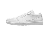 Buty sportowe męskie - Air Jordan 1 Low Triple White - miniaturka - grafika 1