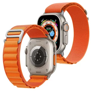 Pasek do zegarka Alogy Sport Strap do Apple Watch 4/5/6/7/8/SE/Ultra (42/44/45/49mm) Pomarańczowy - Akcesoria do smartwatchy - miniaturka - grafika 15