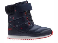 Buty dla dziewczynek - Buty dziecięce Reebok BS7778 SNOW PRIME Niebieskie - miniaturka - grafika 1