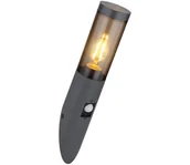 Lampy ogrodowe - Globo 3157SAS- Kinkiet zewnętrzny z czujnikiem BOSTON 1xE27/60W/230V IP44 - miniaturka - grafika 1