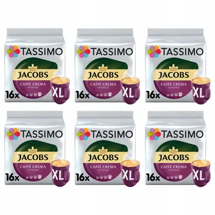 Kapsułki Tassimo Caffé Crema XL Intenso 5+1 - Kawa w kapsułkach i saszetkach - miniaturka - grafika 1