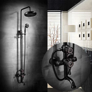 Bateria prysznicowa retro CAMOILE - Baterie wannowe i prysznicowe - miniaturka - grafika 1