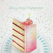 Kartki okolicznościowe i zaproszenia - HENRY KARNET 150X150 TL TORT HE FOL Eurotrade-5907465664455 - miniaturka - grafika 1