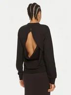 Bluzy damskie - Patrizia Pepe Bluza 8M1618/J219-K103 Czarny Regular Fit - miniaturka - grafika 1