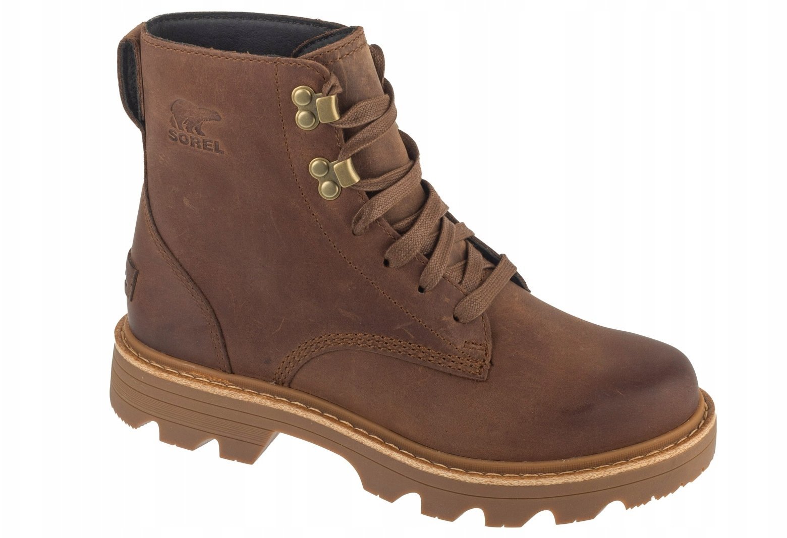Buty trekkingowe damskie Sorel Sorel Revel Rd Boot Lace Wp 2144871256 Brązowe 38