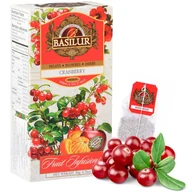 Herbata - BASILUR Fruit Infusions Owocowa herbata bezkofeinowa z aromatem żurawiny i cytryny 25x2g x1 - miniaturka - grafika 1