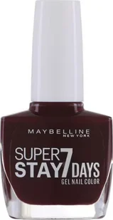 Maybelline  Maybelline, Super Stay 7 Days, Nail Polish, Nr. 287, Midnight Red, 10 ml For Women - Lakiery do paznokci - miniaturka - grafika 1
