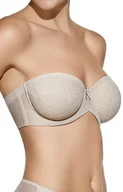 Biustonosze - Biustonosz samonośny beżowy Sandra, Kolor beżowy, Rozmiar 85C, Selene - Intymna - miniaturka - grafika 1