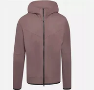 Bluzy męskie - Bluza Sportowa Męska Nike z kapturem rozpinana TECH FLEECE DX0822-291 r. S - miniaturka - grafika 1