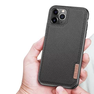 Dux Ducis Fino etui pokrowiec pokryty nylonowym materiałem iPhone 11 Pro czarny - Etui i futerały do telefonów - miniaturka - grafika 4
