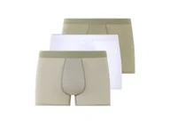Majtki męskie - LIVERGY® Bokserki męskie, 3 pary (Oliwkowy/ biały, 5/M) - miniaturka - grafika 1