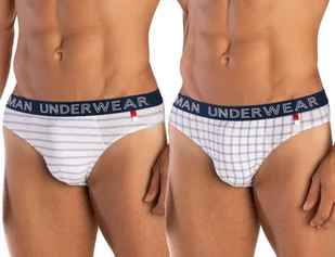 SLIPY męskie LAMA M-773 BAWELNIANE 2szt majtki XXL - Majtki męskie - miniaturka - grafika 1