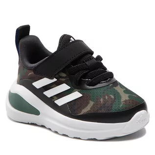 Buty dla chłopców - adidas Fortarun El I, Trampki chłopięce Unisex Kinder, Core Black FTWR White Green Oxide, 20 EU, Core Black Ftwr White Green Oxide, 20 EU - grafika 1