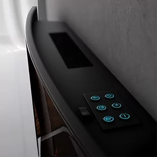Cecotec Kominek Elektryczny Warm 3500 Curved Flames 2000W - Kominki elektryczne - miniaturka - grafika 3