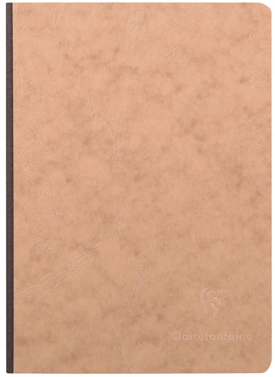 NOTATNIK W KRATKĘ A5 notes zeszyt półtwardy Clairefontaine Age Bag BEŻOWY