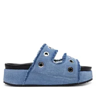 Klapki i japonki damskie - Klapki Inuikii Jeans Studos 70103-150 506 Granatowy - miniaturka - grafika 1