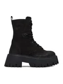 Botki damskie - G-Star Raw Trzewiki CEO-WI34-MANYA-03 Czarny - miniaturka - grafika 1