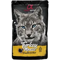 Mokra karma dla kotów - Alpha Spirit Alpha Spirit Wet Turkey Mousse Mokra Karma dla kota op 85g - miniaturka - grafika 1