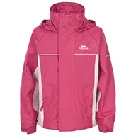 Kurtki i płaszcze dla dziewczynek - Trespass Sooki, Geranium, 2/3, wodoodporna kurtka z ukrytym kapturem dla dzieci/dziewcząt, wiek 2-3, różowa - miniaturka - grafika 1
