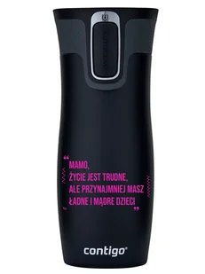 Kubek termiczny Contigo West Loop 2.0 470ml - To po Mamie - Czarny - Kubki termiczne - miniaturka - grafika 1