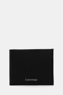 Portfele - Calvin Klein portfel skórzany męski kolor czarny LV04D1043G - miniaturka - grafika 1