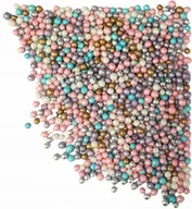 Dodatki do ciast w proszku - Posypka ozdoby na tort chrupki ryżowe perełki dekoracje urodzinowe mix 50g - miniaturka - grafika 1