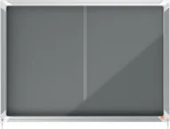 Tablice BHP - Nobo Gabl filc Nobo Premium Plus 27xA4 szar - miniaturka - grafika 1