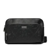 Torby męskie - Saszetka Guess HMBOMG P5439 Czarny - miniaturka - grafika 1