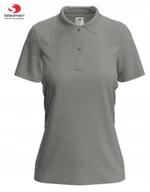 Koszulki i topy damskie - Stedman Polo Women Grey Heather XXL - miniaturka - grafika 1