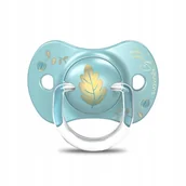 Smoczki uspokajające - Suavinex Smoczek Fizjologiczny SX Pro GOLD EDITION 6-18m Niebieski 0057 - miniaturka - grafika 1