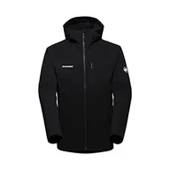 Kurtki męskie - Mammut Męska kurtka softshell 1011 Ultimate Comfort, czarna, regular, czarny, XXL - miniaturka - grafika 1