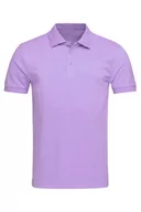 Odzież medyczna - Koszulka polo medyczna męska lawenda L - miniaturka - grafika 1