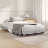 Łóżka - Rama łóżka, szarość betonu, 100x200 cm, materiał drewnopochodny Lumarko! - miniaturka - grafika 1