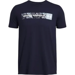 Koszulka sportowa męska Under Armour Camo Chest Stripe - Koszulki sportowe męskie - miniaturka - grafika 1