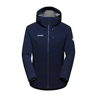 Kurtki damskie - Mammut Damska kurtka softshell 1011 Ultimate Comfort, granatowa, regular, morski, M - miniaturka - grafika 1