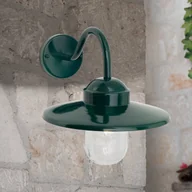 Lampy ogrodowe - Kinkiet zewnętrzny Edward vintage ciemnozielony - miniaturka - grafika 1