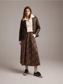 Spódnice - Reserved - Spódnica midi w zwierzęcy wzór - wielobarwny - miniaturka - grafika 1