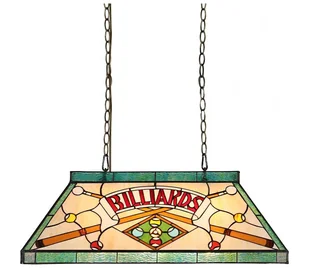 Prezent 1715 - Żyrandol na łańcuchu TIFFANY BILLIARD 3xE27/60W/230V - Lampy sufitowe - miniaturka - grafika 1