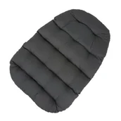 Poduszki ogrodowe - Poduszka na fotel wiszący trapez szara 144 x 90 cm - miniaturka - grafika 1