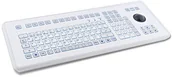 Klawiatury - Gett InduDur robustny szczególnie odporny klawiatura foliowa przyciski o krótkim skoku mit Trackball und NUM Block IP65 USB Layout DE KS18236 - miniaturka - grafika 1