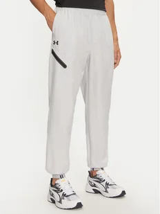 Under Armour Spodnie outdoor Unstoppable 1388823 Szary Loose Fit - Odzież trekkingowa męska - miniaturka - grafika 1
