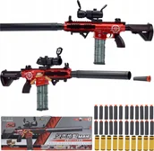 Zabawki militarne - Skleplolki KARABIN STRZAŁKI BEZPIECZNY PISTOLET ŁUSKI TŁUMIK - miniaturka - grafika 1