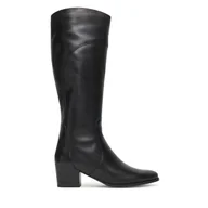 Kozaki damskie - Kozaki Caprice 9-25507-45 Czarny - miniaturka - grafika 1