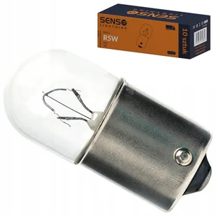 ŻARÓWKA SENSO R5W T16 24V HOMOLOGACJA E4 - Żarówki samochodowe - miniaturka - grafika 1