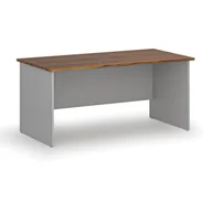 Biurka - Biurko proste PRIMO GRAY, 1600 x 800 mm, szary/orzech - miniaturka - grafika 1