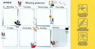 PLANER TYGODNIOWY PLAN LEKCJI SUCHOSCIERALNY A4 - Planery - miniaturka - grafika 1