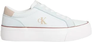 Calvin Klein Jeans Damska koszulka Vulc Flatform Mg Nylon Mix Yw0yw01896 Low Top, Niebieski żagiel Oxford Tan, 5 - Koszulki i topy damskie - miniaturka - grafika 1