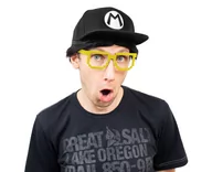 Dodatki do strojów karnawałowych - Okulary Piksele, żółte - miniaturka - grafika 1