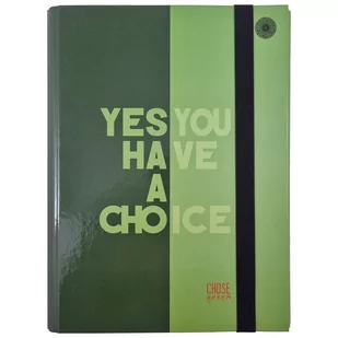 Teczka A4 skrzydłowa z gumką Think Green MIX - Ziemia Obiecana - Teczki i skoroszyty - miniaturka - grafika 1